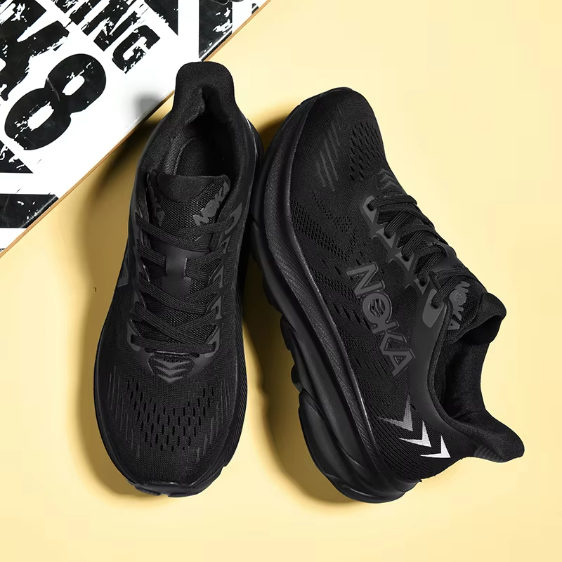 New Casual Sneakers Marathon Air Cushion Men Sports Running Shoes Breathable Lightweight Comfortable Athletic Nonskid- Sneakers