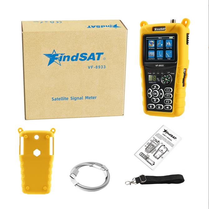 VF-8933 HD GTmedia Finde, Star Tuner, Engineering Treasure DVB-S/S2/S2X Signal SatFinder Satellite Signal Finder