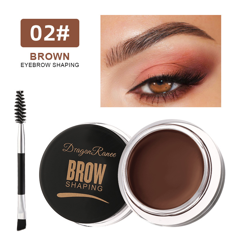 White Brown Eyebrow Tint Eyebrow Gel Wax Brow Soap Set with Brush Natural Makeup Soap Brow Sculpt Lift Eyebrow Enhancer Shaping