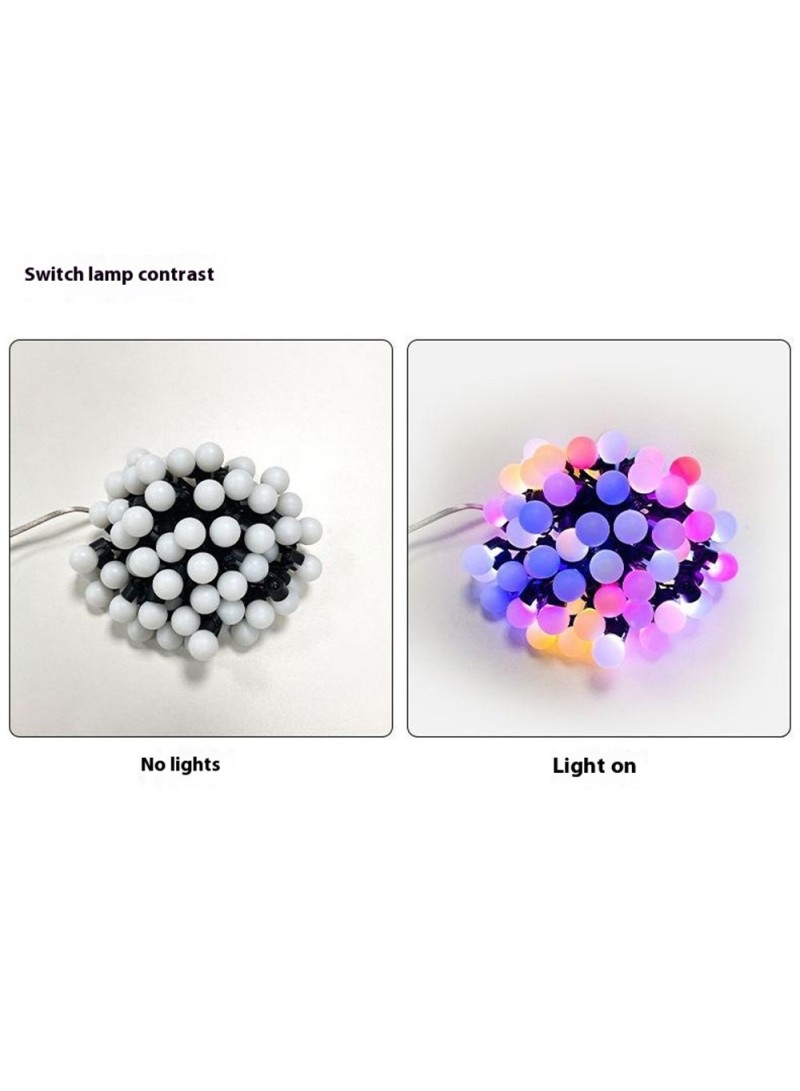 10m 50 Leds Smart Programmable String Light RGB Outdoor Patio Camping Ambiance Light JG-005