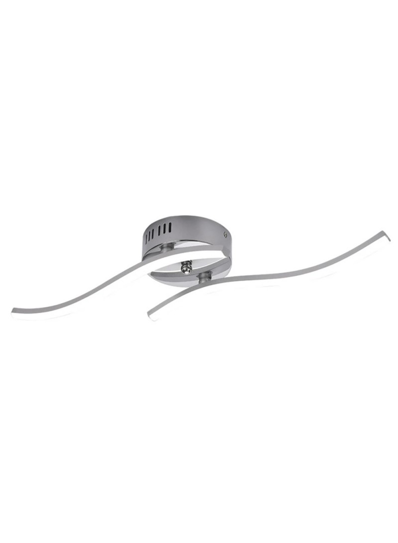 12W Modern LED Ceiling Lamp Wave Shape Ceiling Light for Bedroom, Kitchen, Living Room Decor - Warm White