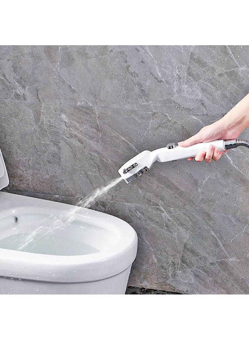 Handheld Shower Head 4-Gear High-Pressure Filter Showerhead - 4-Gear / Pink Blue