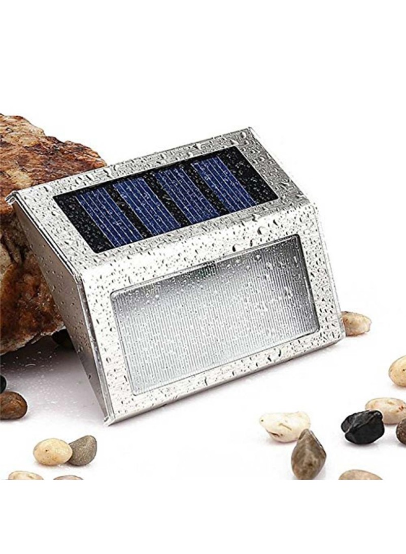 600mAH 2Pcs/Set YOUOKLIGHT White LED Solar Stairs Light YK6411