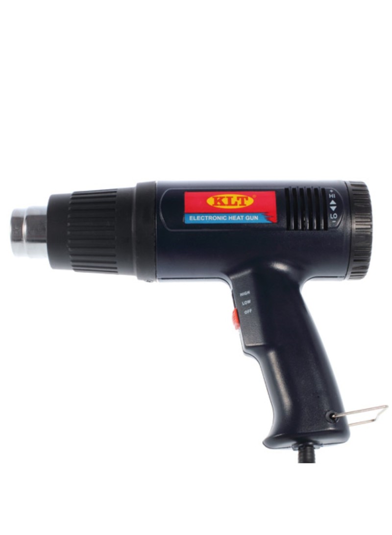 220V 1600W Thermostatic Hot Air Gun Electronic Heat Gun (L26.5 x W26 x H7)cm / (L10.4 x W10.2 x H2.8)inch - Black
