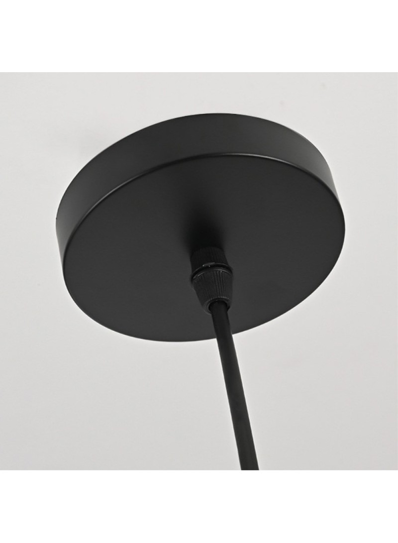 5W 3 Color Temperature LED Bulb Glass Chandelier Restaurant Bedroom Light (W15 x H20)cm / (W5.9 x H7.9)inch - Sky Blue
