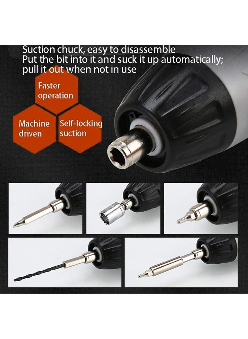 4.8V Multifunction Electric Screwdriver Set Home Electric Drill Screwdriver Tool Set, EU Plug
