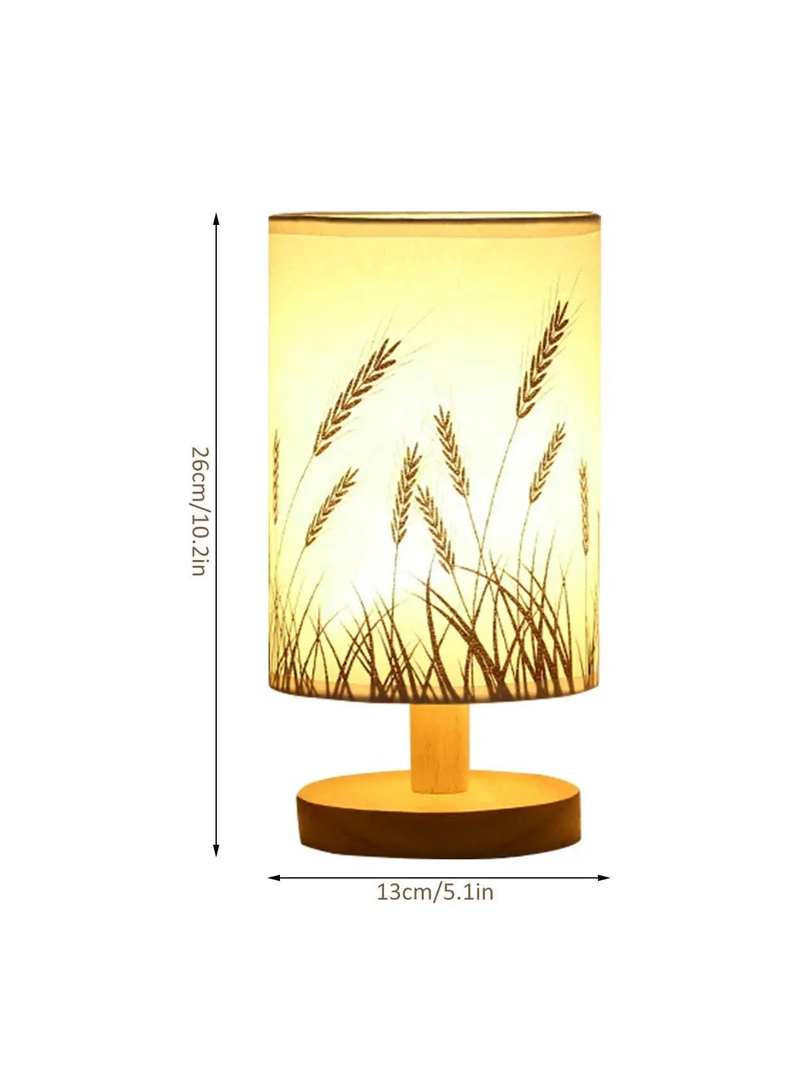 3W LED Decorative Table Light (D5.1 x H10.2)inch - Wheat Ears /Power Switch