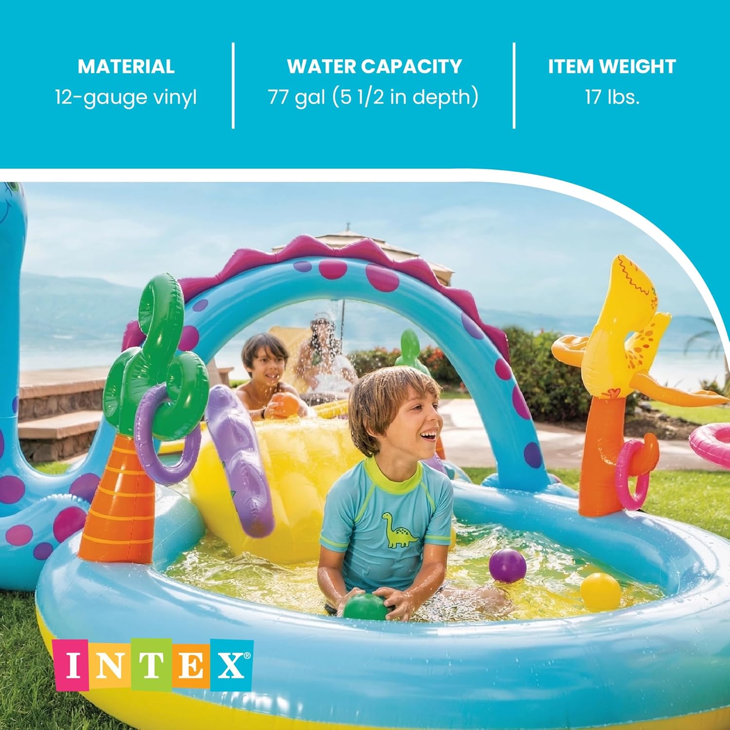 Intex Rainbow Ring Inflatable Play Center Swimming Pool