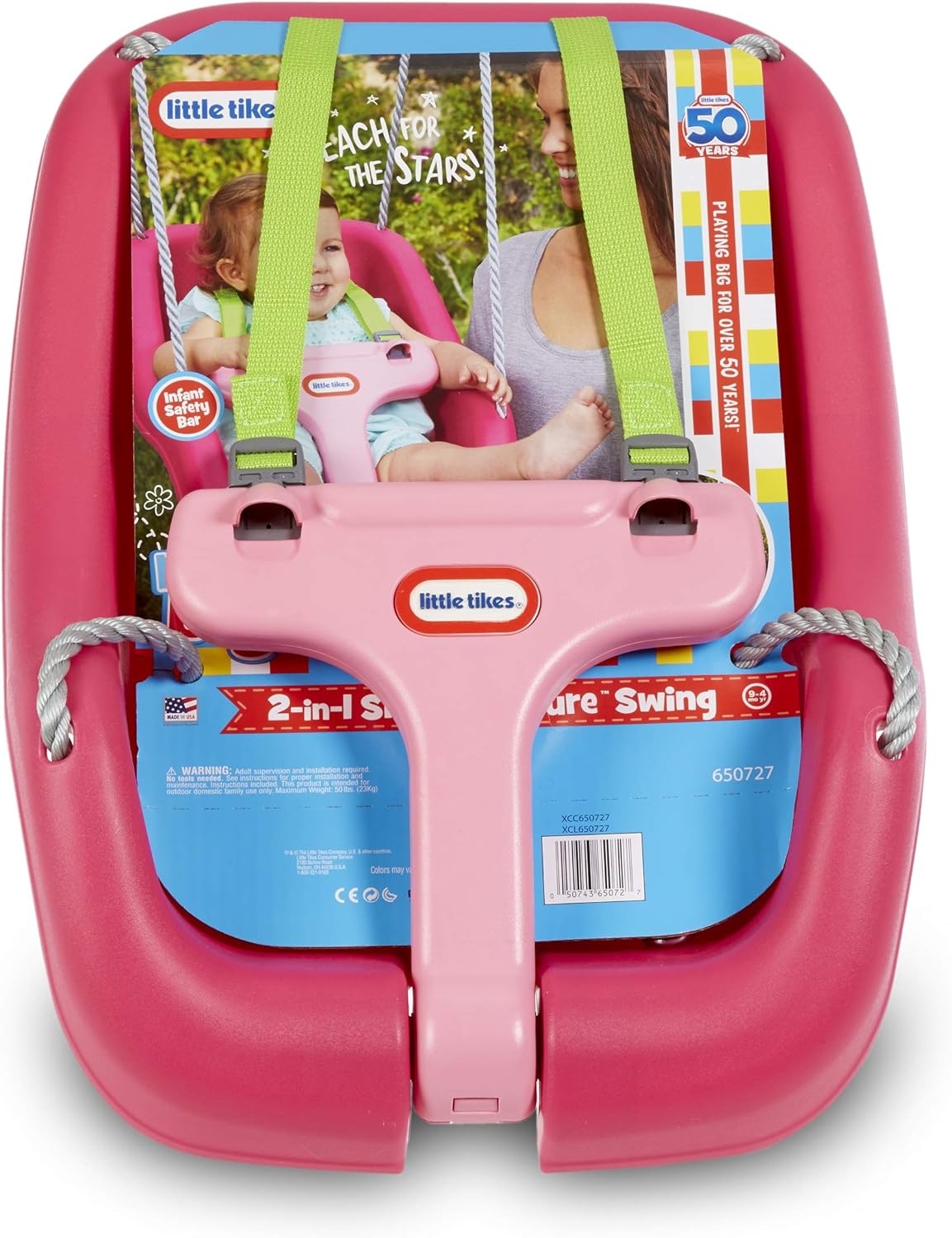 Little Tikes 2-in-1 Snug N Secure Toddler Swing