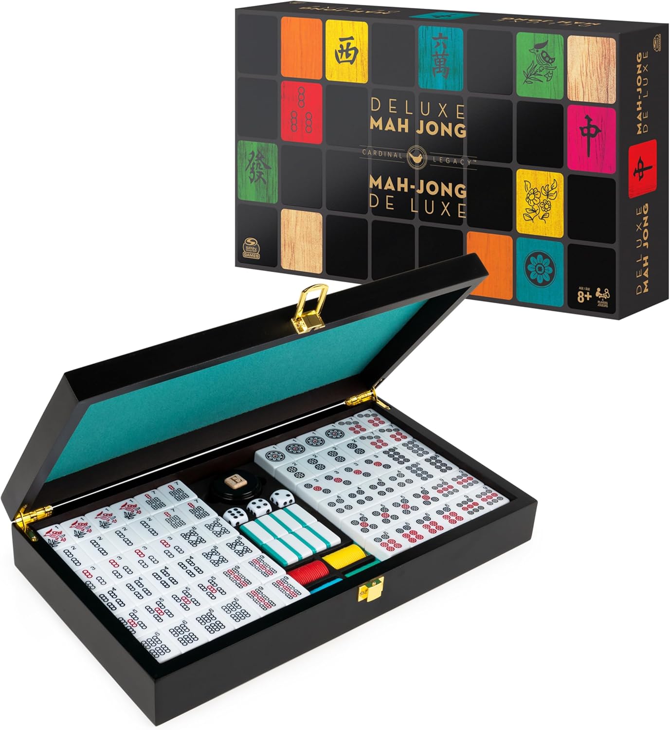 Cardinal Games Classic Mahjong Tile Game Set by Spin Master