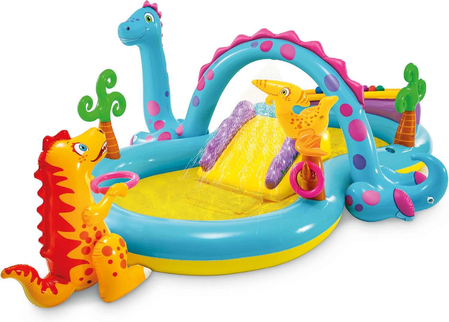 Intex Rainbow Ring Inflatable Play Center Swimming Pool