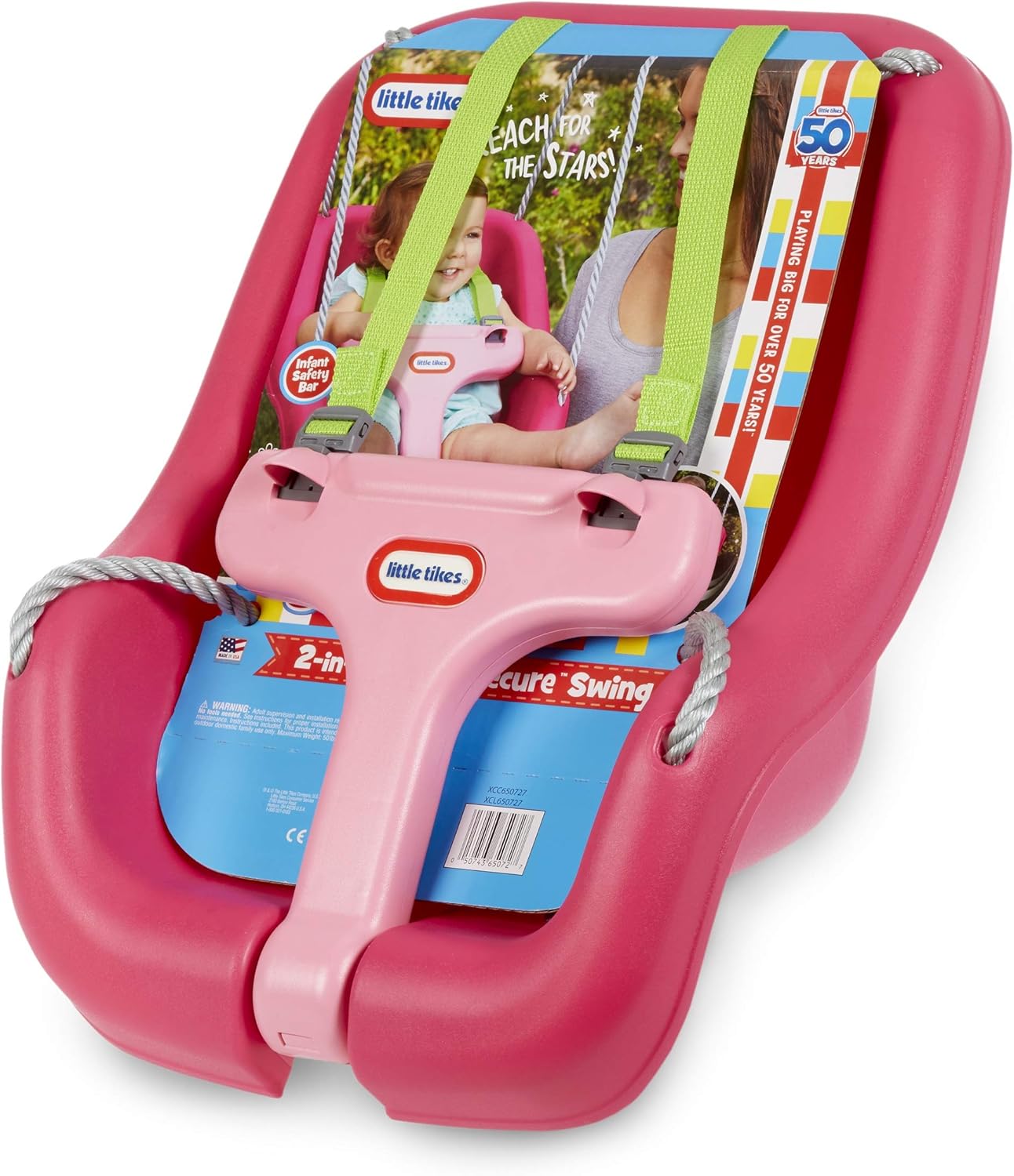 Little Tikes 2-in-1 Snug N Secure Toddler Swing