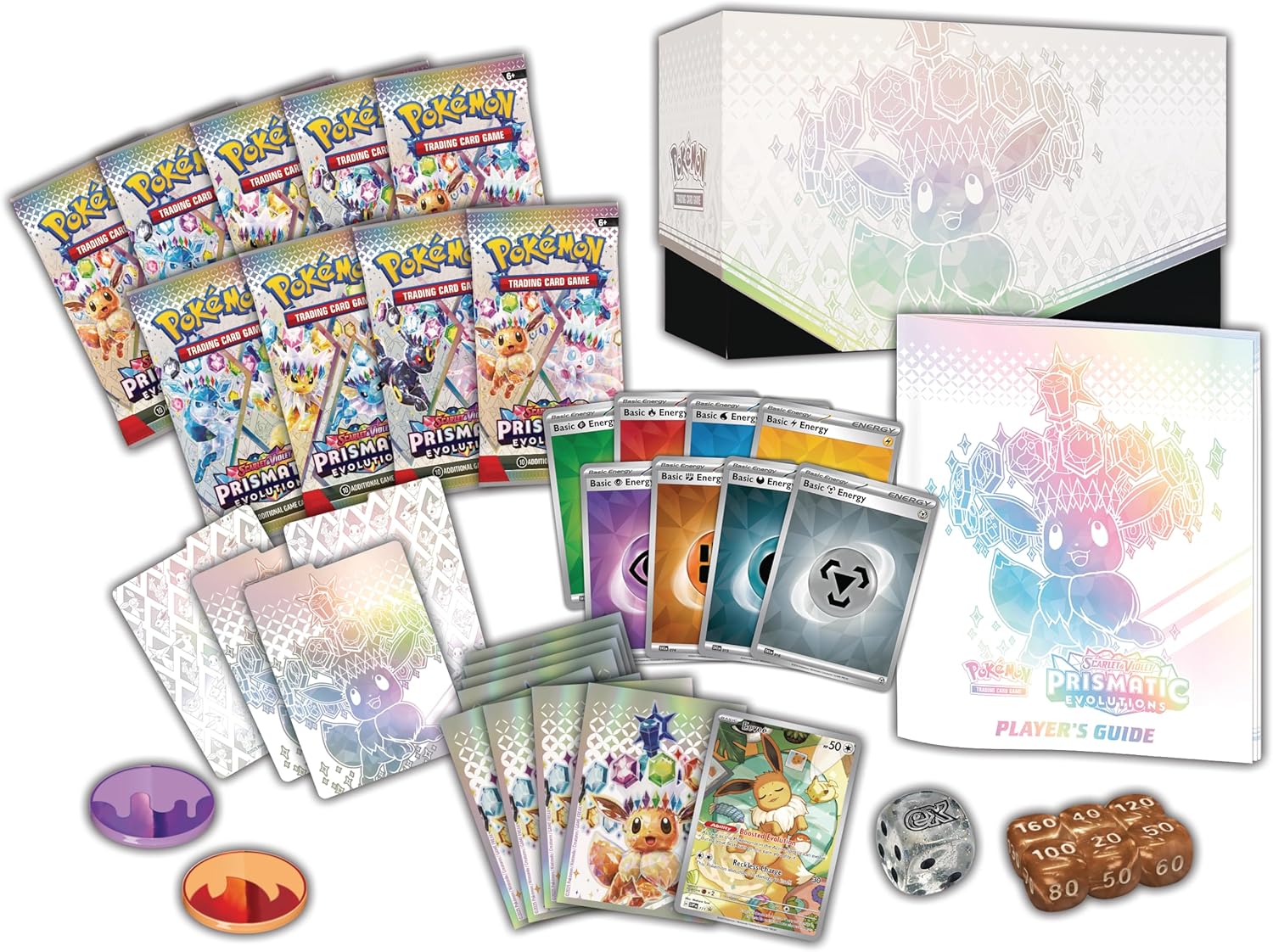 Pokémon Scarlet & Violet Prismatic Evolutions Elite Trainer Box