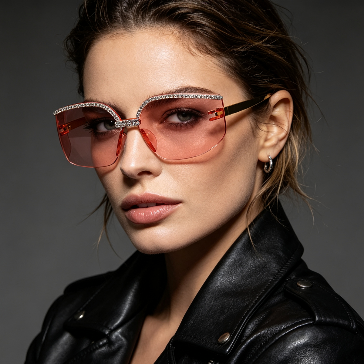 New Square Sunglasses for Women, UV Resistant Fashionable Headband Sunglasses