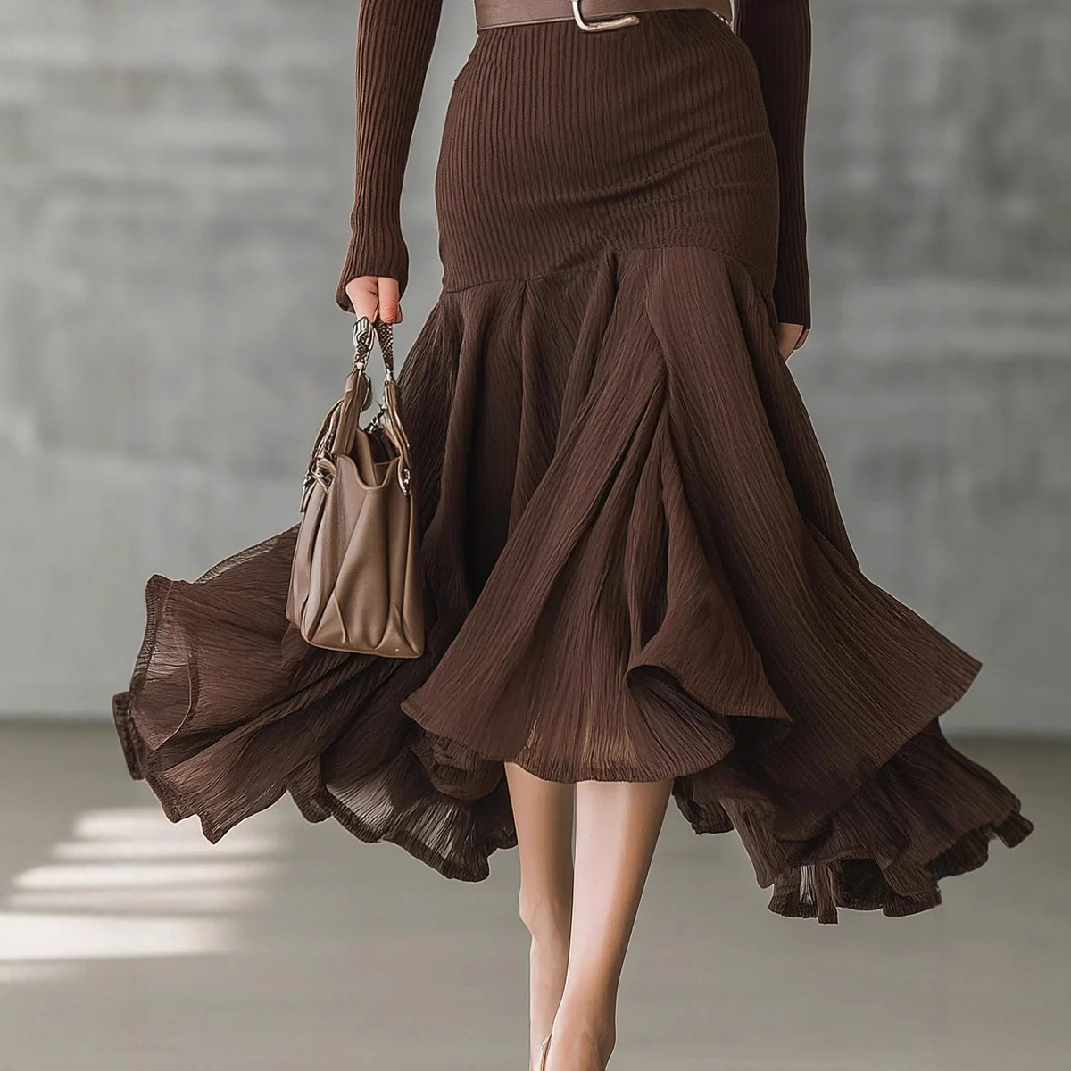 Free delivery of high-quality 2026 new summer women's clothing hot selling V-neck long sleeved dress