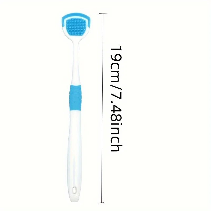 1Pc Silicone Tongue Scraper For Oral Hygiene,Tongue Cleaning Tool Tongue Brush Food Debris Clea