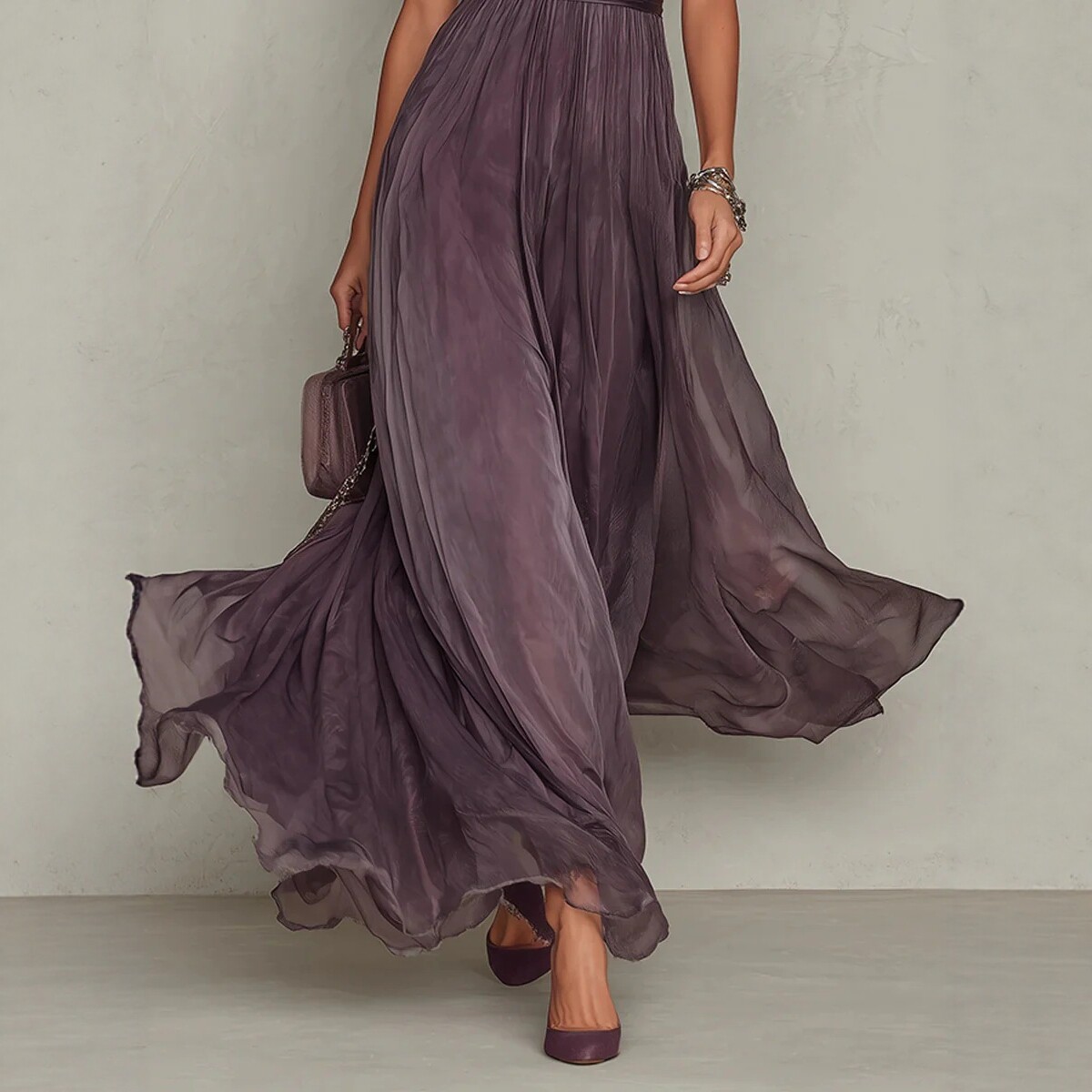 Free delivery of high-quality 2026 new summer women's clothing hot selling V-neck ruffled dress