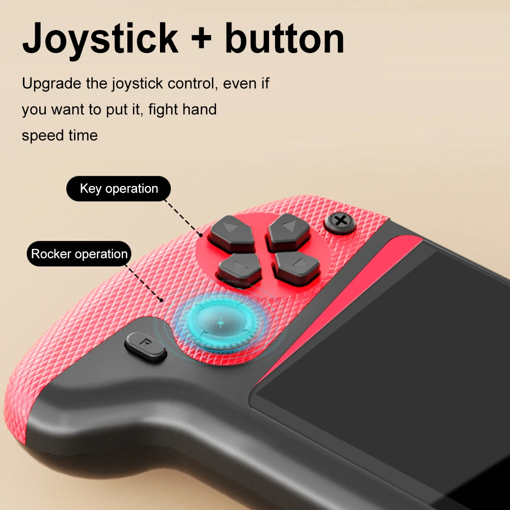 Retro Handheld Game Console 3.5inch LCD Screen Built-in 500 Games Portable Game Console Dual Player Support 1200mAh for Adults