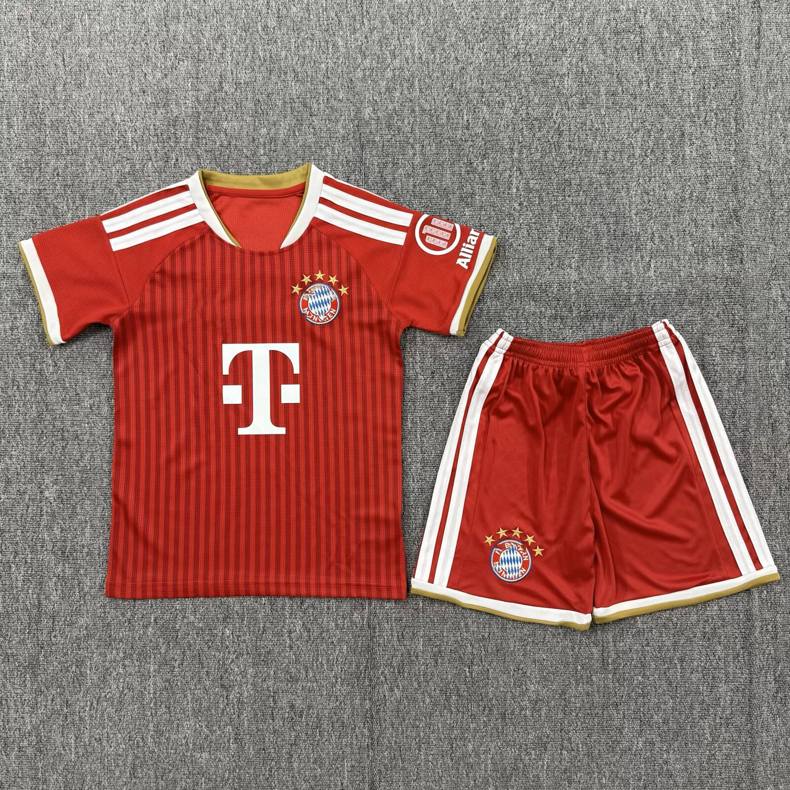 Kids kit 2026 2027 Bayern soccer jerseys Paris final Manchester City children Football Kit