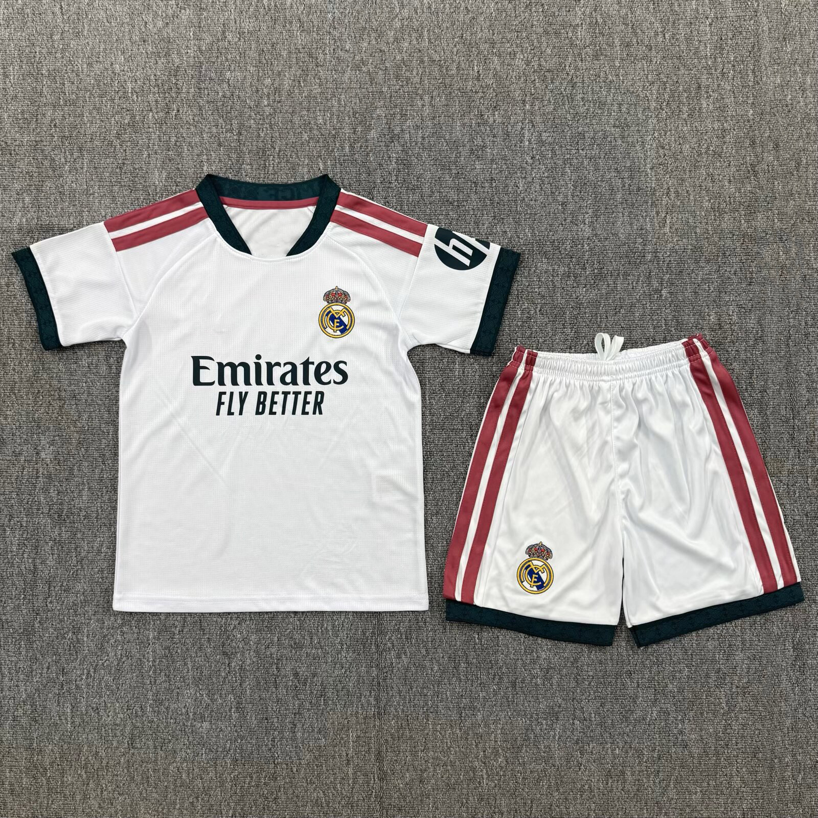 Kids kit 2026 2027 Real Madrid soccer jerseys Barcelona final children Football Kit