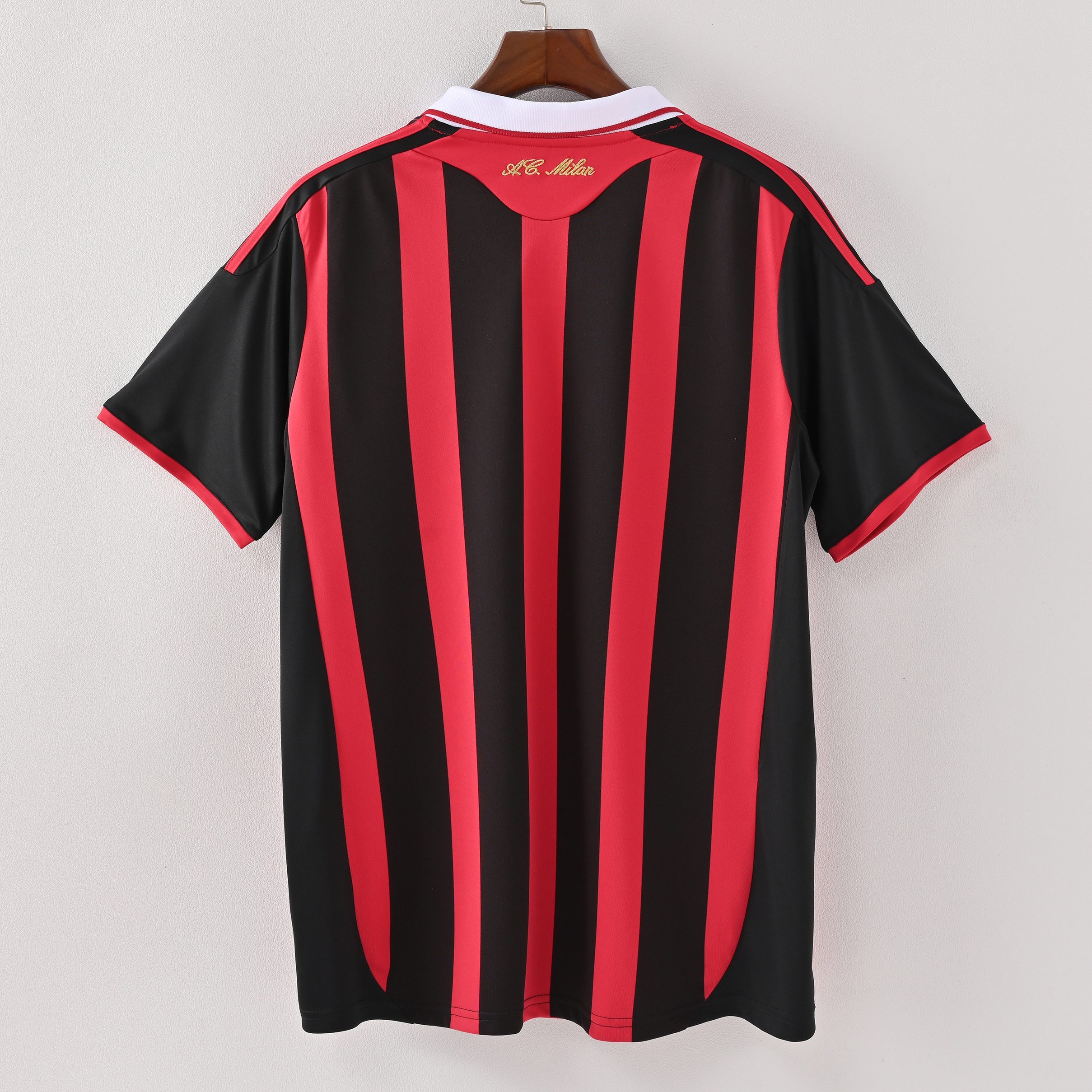 2009 2010 AC Milan Classic Home Football jersey 09 10 AC Milan Retro Soccer Shirt S-XXL