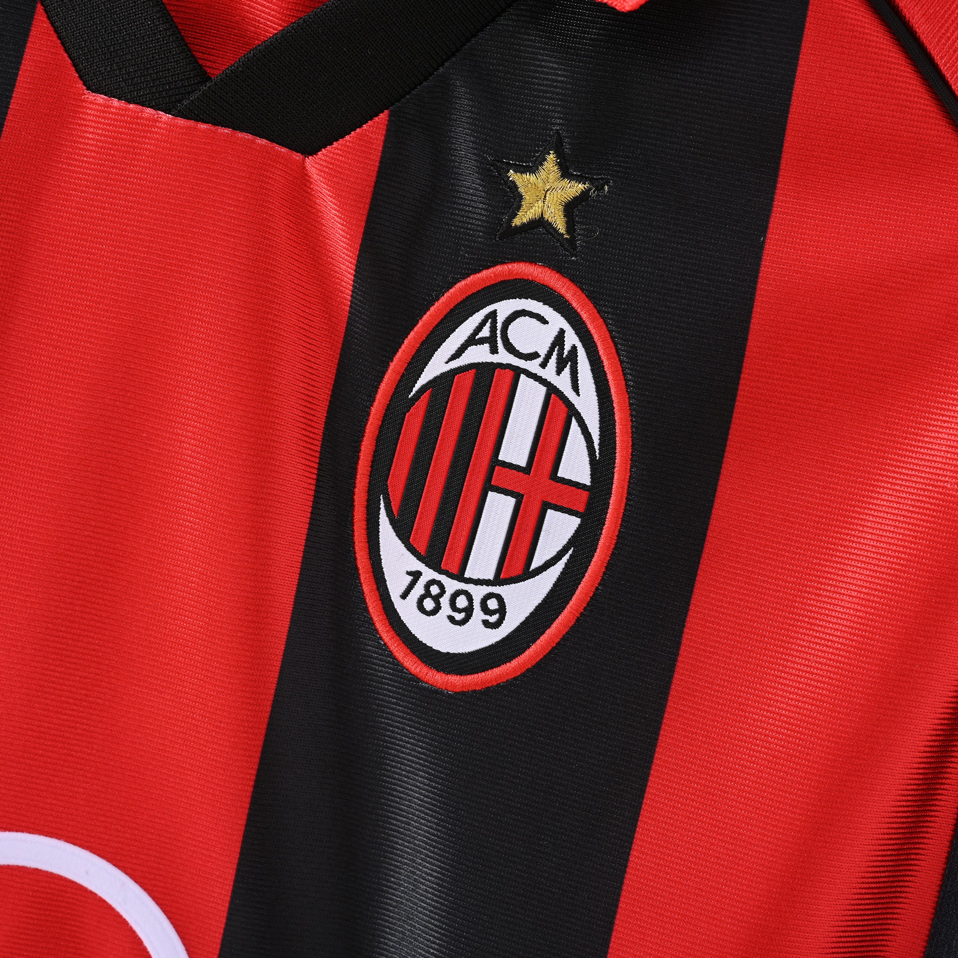 1998 1999 AC Milan Classic Home Football jersey 06 07 AC Milan Retro Soccer Shirt S-XXL
