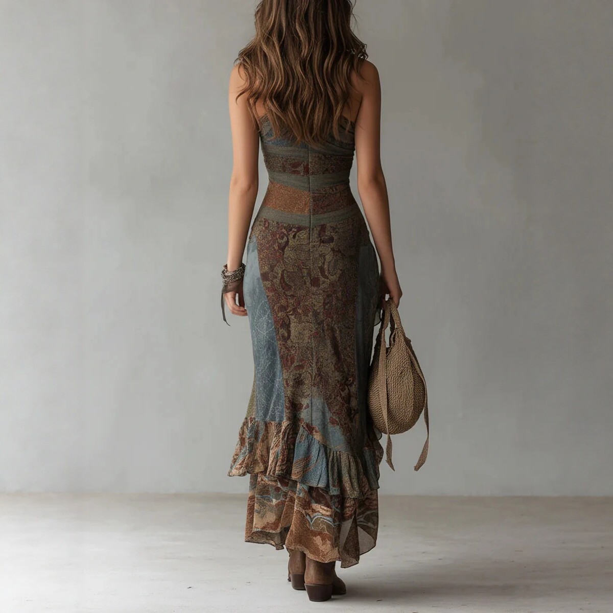 Free delivery of high-quality 2026 new summer women's clothing hot selling long skirt, height repair slit dress