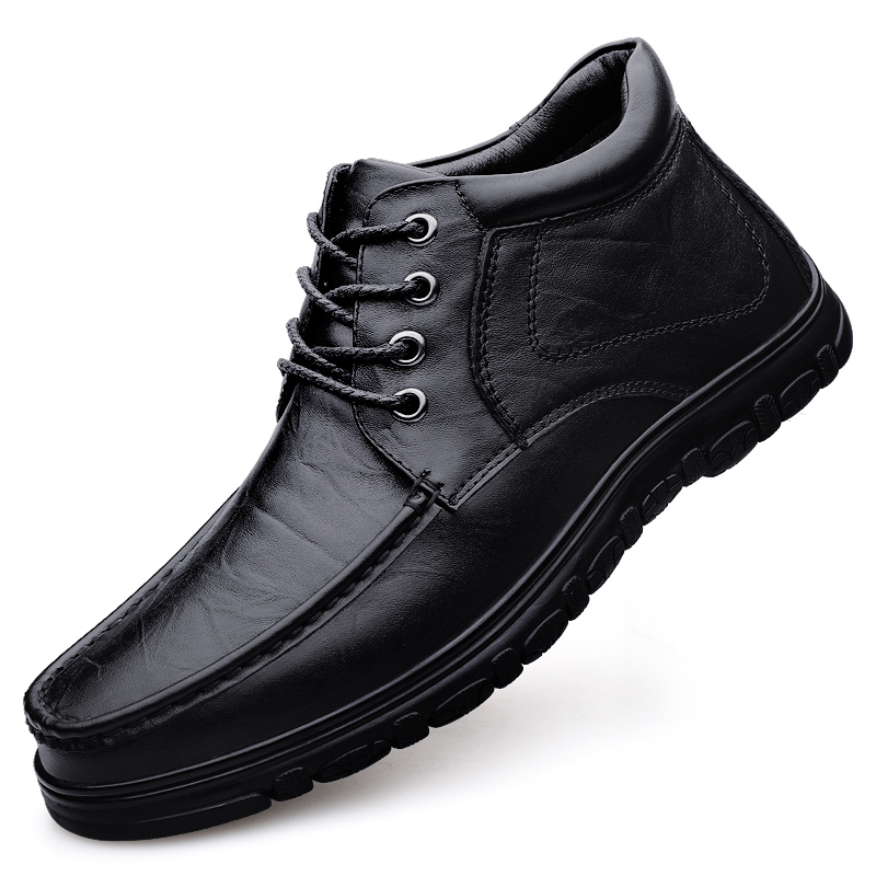 SocNoDn Men's Formal Shoes 2026 Spring Autumn Casual Leather Shoes Genuine Leather Dress Footwear Walking Shoes Comfortable