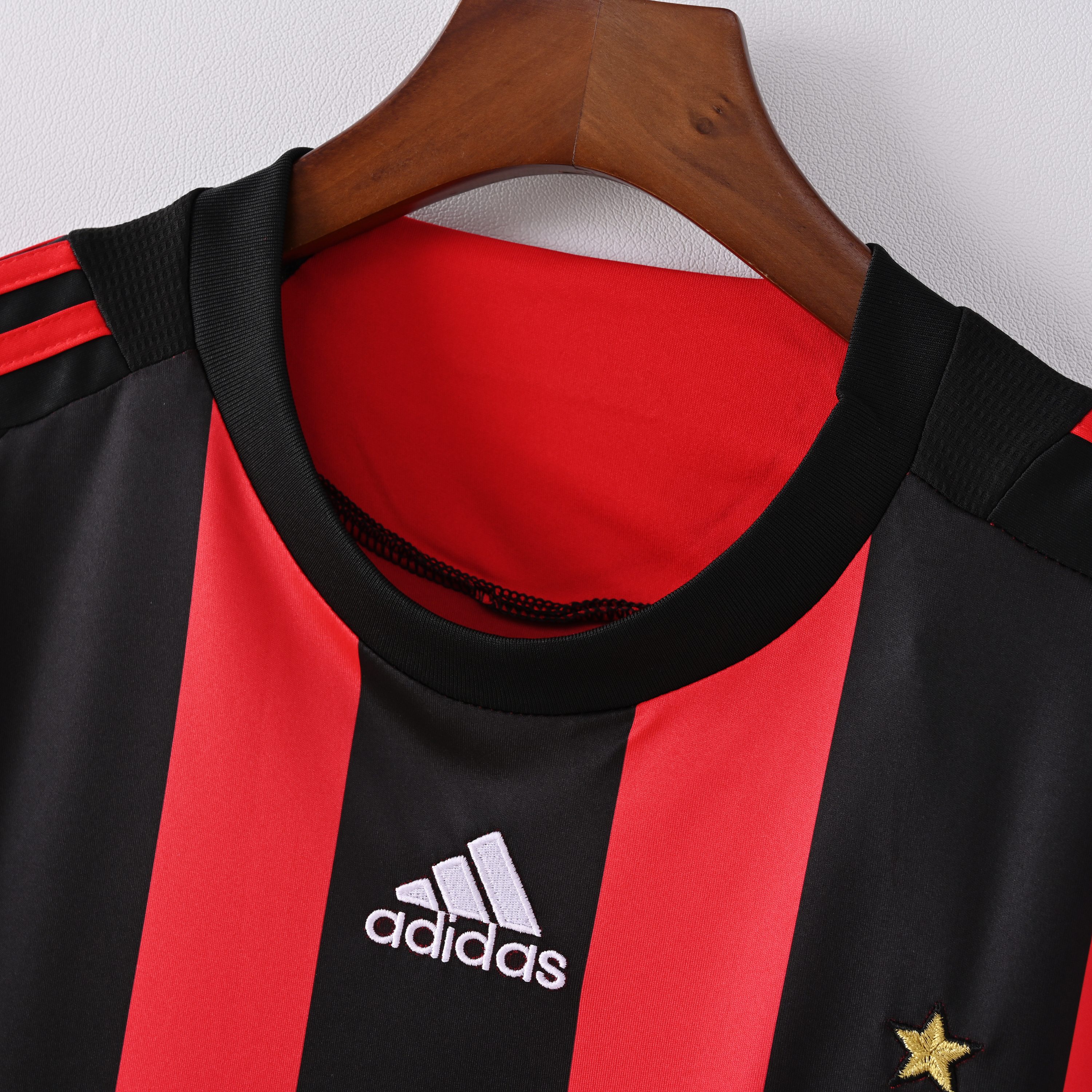 2008 2009 AC Milan Classic Home Football jersey 08 09 AC Milan Retro Soccer Shirt S-XXL