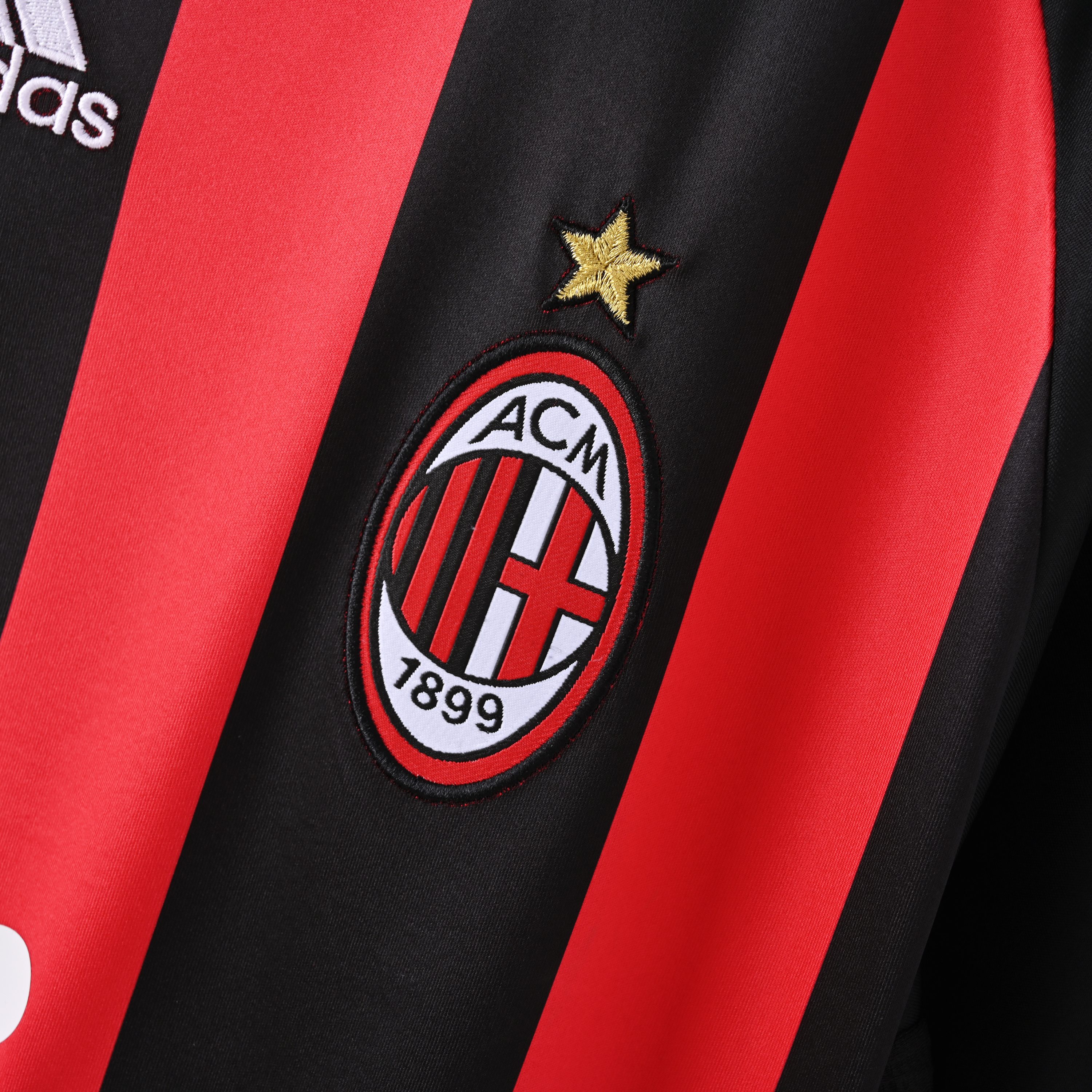 2008 2009 AC Milan Classic Home Football jersey 08 09 AC Milan Retro Soccer Shirt S-XXL