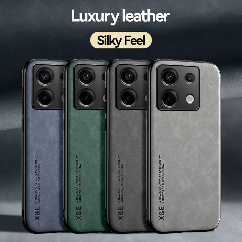 Luxury Leather Case for Xiaomi Redmi 13C 14C Note 13 14 13R K70 K70E Pro PLUS Ultra 5G Phone Shell POCO X6 M5 Cover