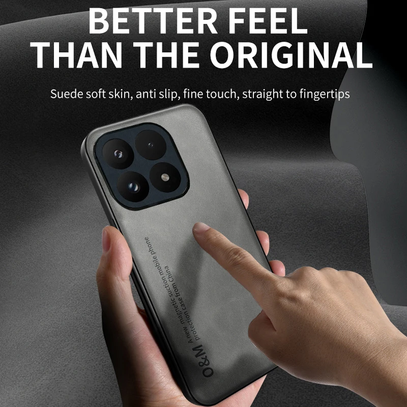 For Xiaomi 15T 17 CIVI 4 POCO CIVI 5 4 3 M6 PRO MAX Ultra 5G Skin Feel Shockproof Matte Leather Case Soft Back Cover Funda Capa