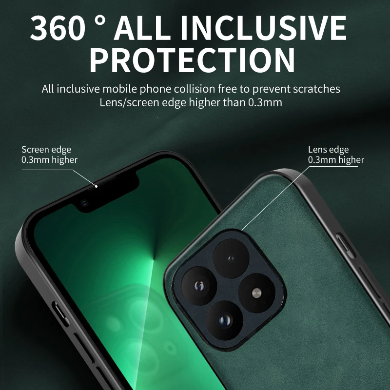 For Xiaomi 15T 17 CIVI 4 POCO CIVI 5 4 3 M6 PRO MAX Ultra 5G Skin Feel Shockproof Matte Leather Case Soft Back Cover Funda Capa