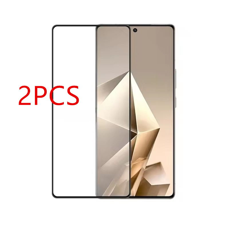 2PCS For Infinix Note Hot 40 30 30i  GT Zero 10 20 Pro VIP Black Clear Tempered Glass Screen Protector Protective Front Film