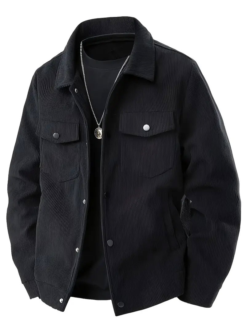 Men's New Fashion Autumu Winter Casual Coats Jackets Long Top Sleeve Leisure Lapel Business Commuting Clothes Clothing Outerwear