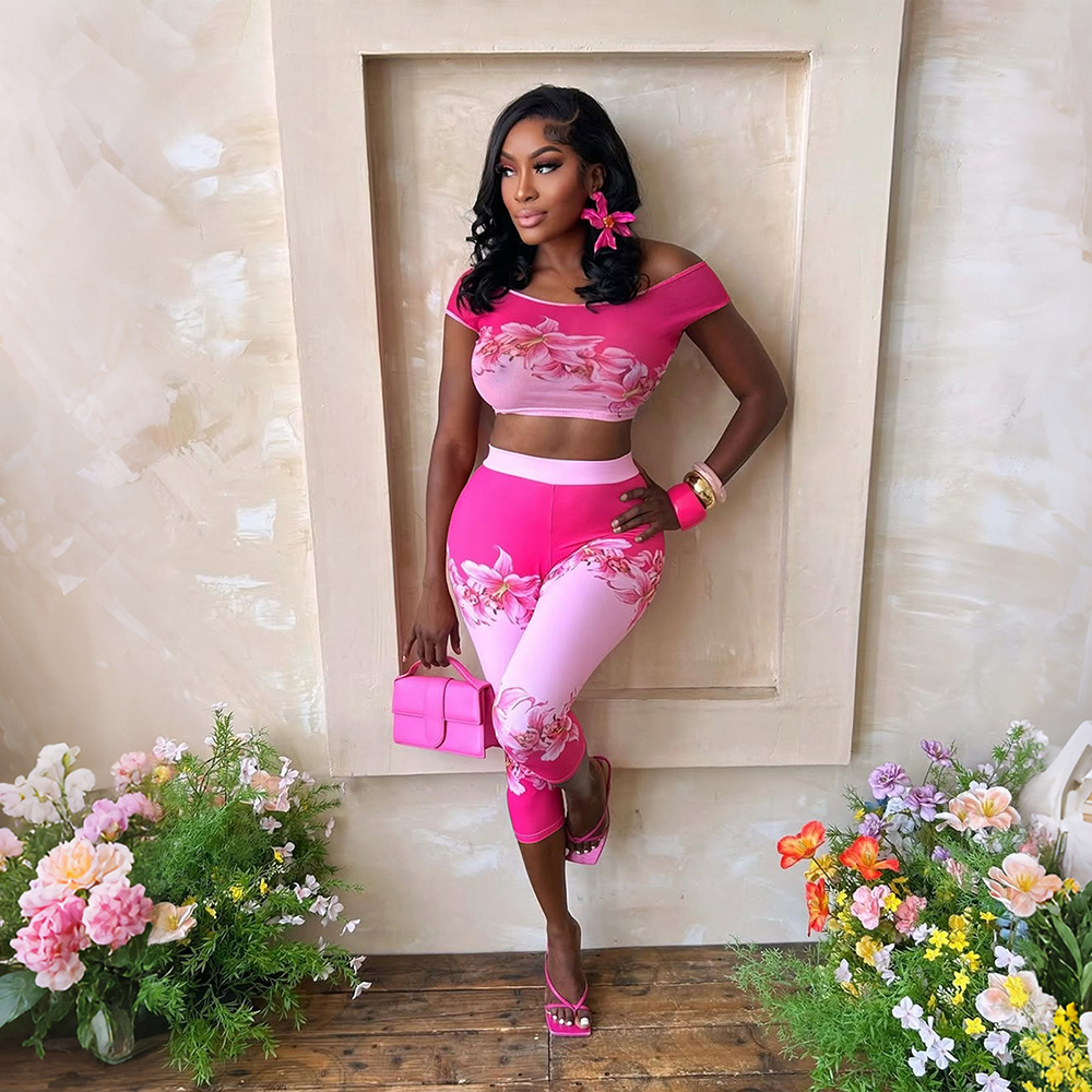 Free delivery of high-quality 2026 new summer women's clothing hot selling top and pants set