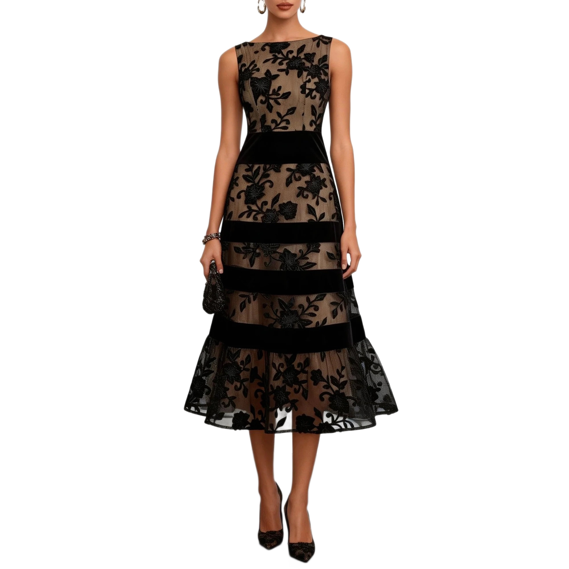Free delivery of high-quality 2026 new summer women's clothing hot selling mesh plush slim fit dress
