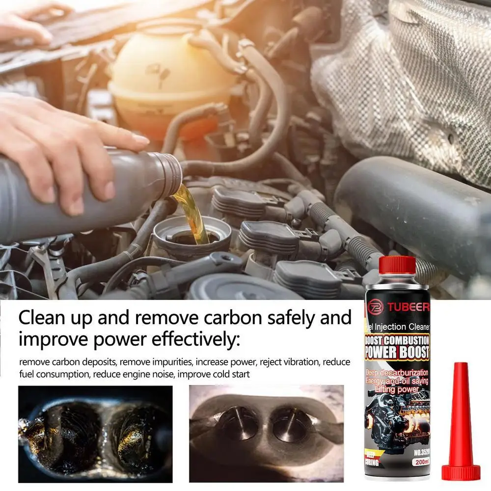 Pack Of 2 Fuel Injector Cleaner For Engines Fuel System Treatment Tank Engine Car Cleaning Remove Carbon &Fuel Dep S1T2