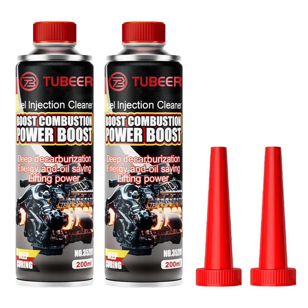 Pack Of 2 Fuel Injector Cleaner For Engines Fuel System Treatment Tank Engine Car Cleaning Remove Carbon &Fuel Dep S1T2