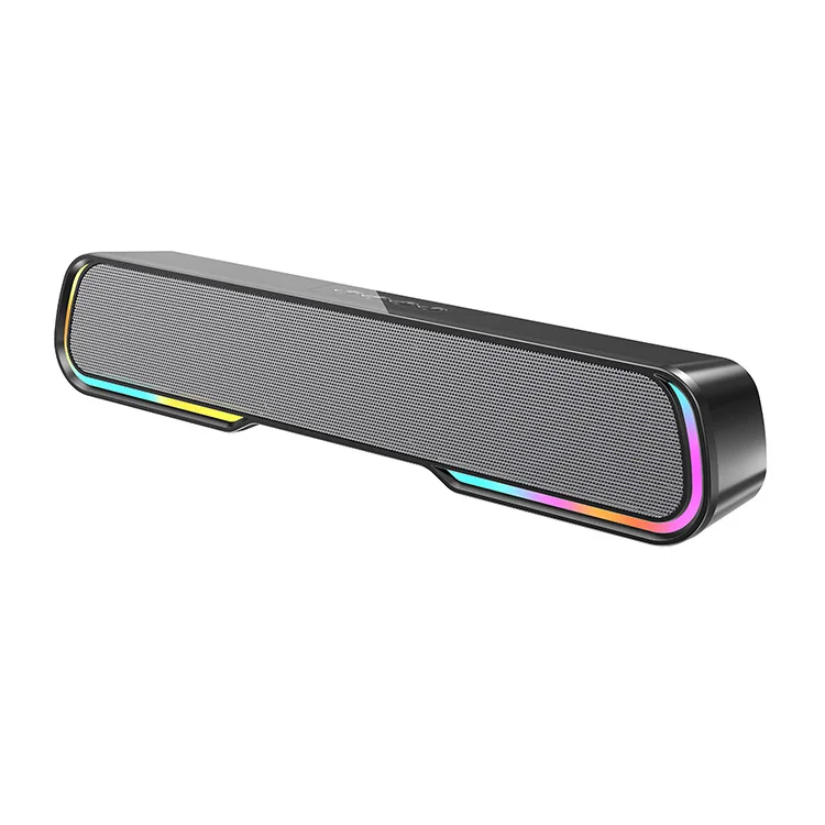 RGB lights Wireless Bluetooth Speaker Bluetooth 5.3 Speaker For TV Pc Laptop Gaming Home Theater Surround Audio System