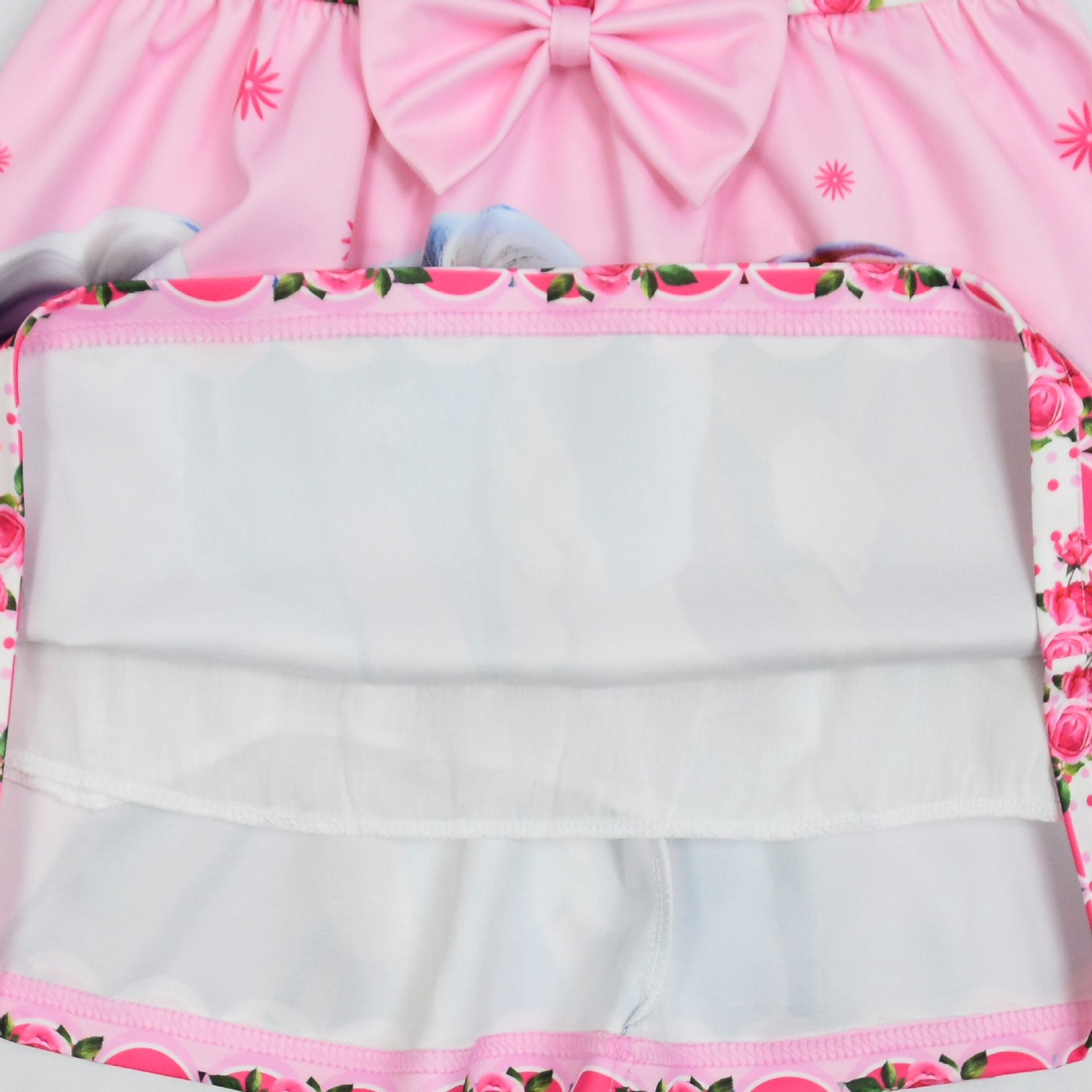 Cute Cartoon Cotton Summer Girls Dress Children Dresses Princess Baby Disney Princess Frozen Elsa Dress Kids Sleeveless bow