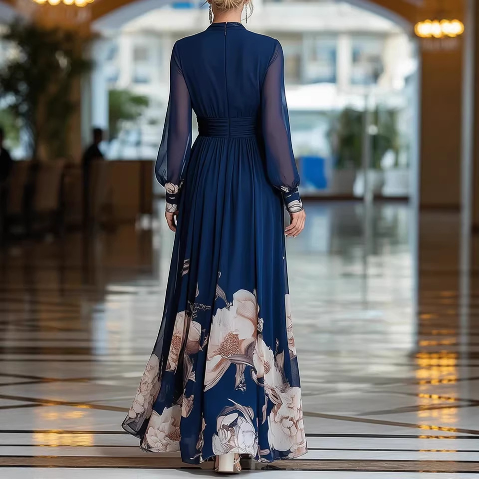 Free delivery of high-quality 2026 new summer women's clothing hot selling mesh French slim fit dress