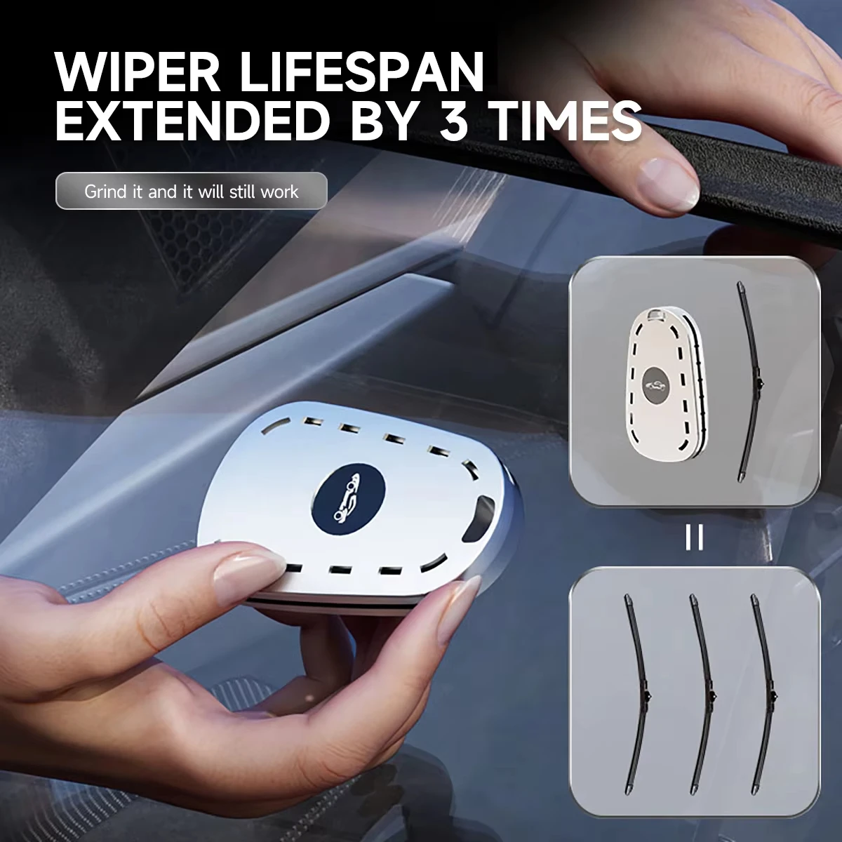 Car Wiper Blade Repair Universal Portable Car Truck Boneless Wiper Blade Rubber Strip Repair Car Windshield Wiper Blade Repair