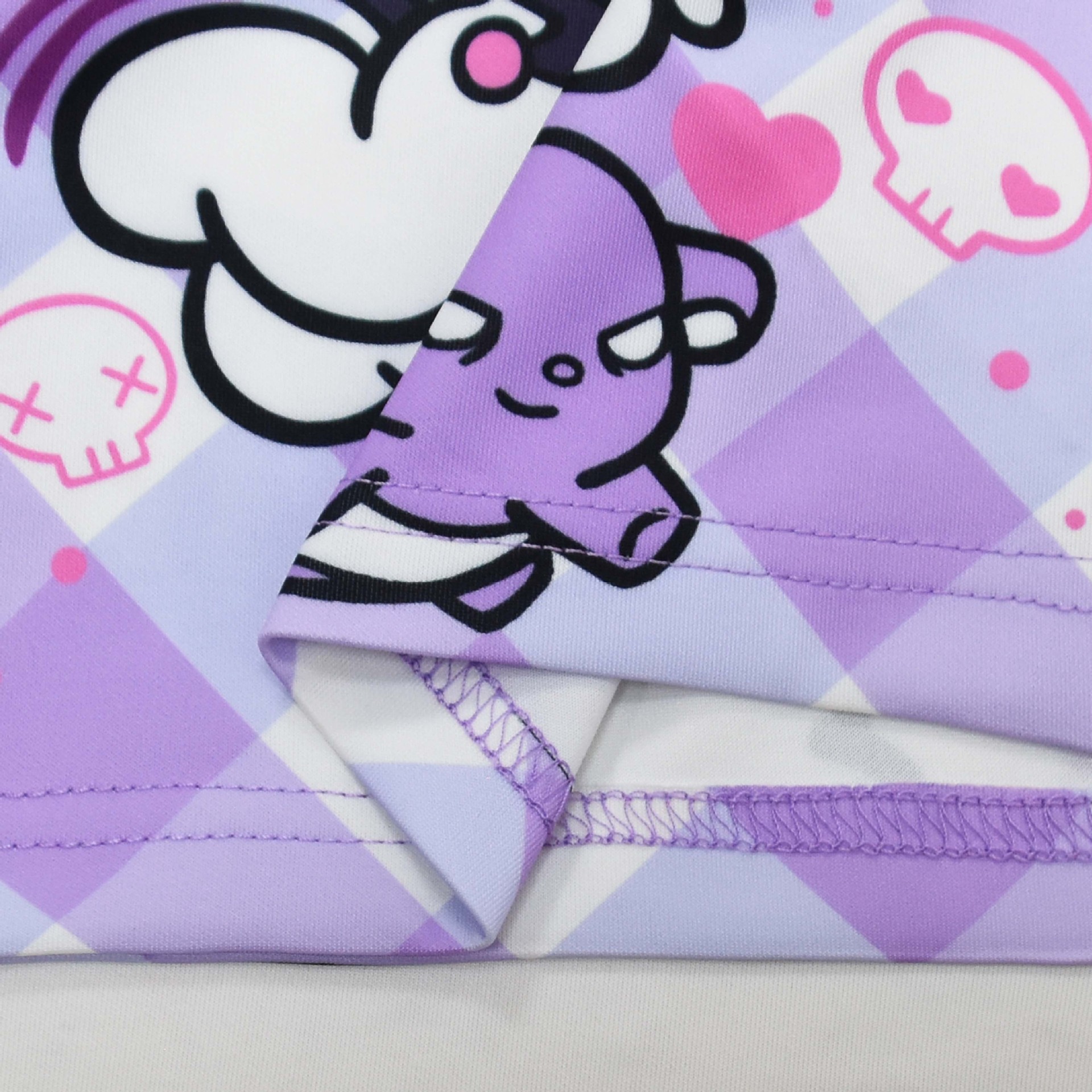 Cute Cartoon Cotton Summer Girls Dress Children Dresses Princess Baby Kuromi Dress Kids Sleeveless bow