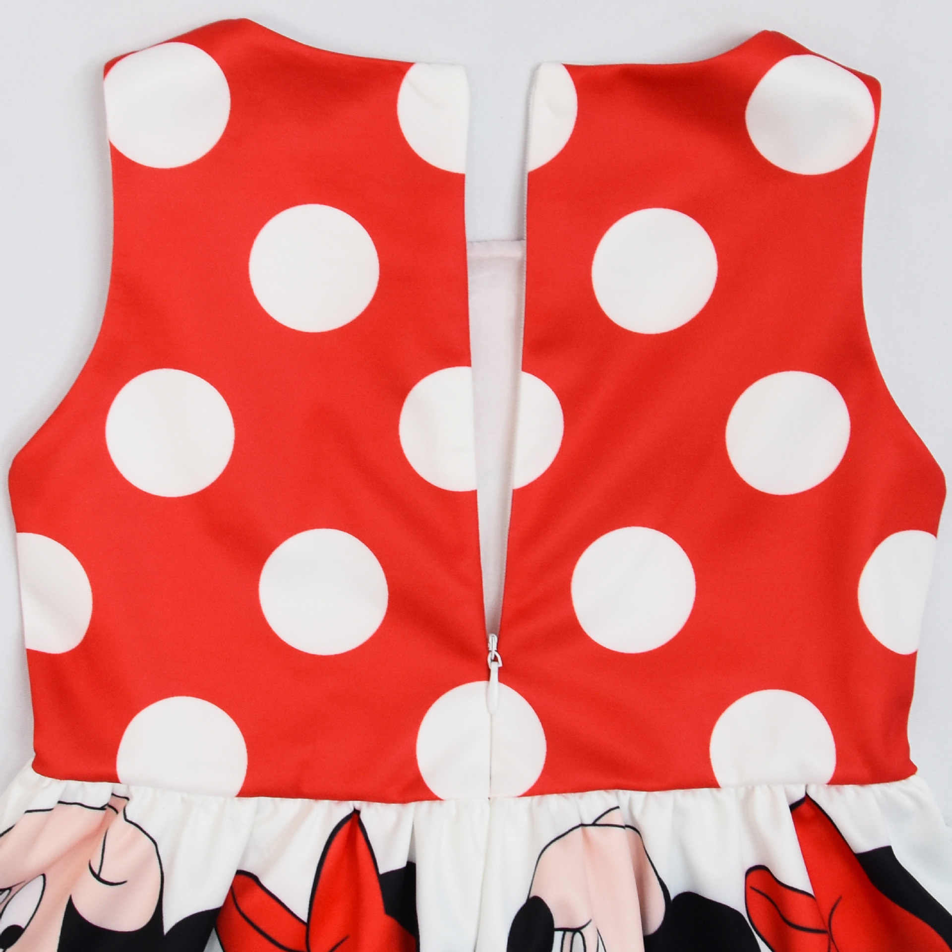 Cute Cartoon Cotton Summer Girls Dress Children Dresses Princess Baby Mickey Minnie Mouse Dress Kids Sleeveless