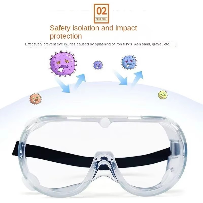 Anti Fog Goggles Waterproof Dust Proof Windproof Protective Glasses for Laboratory Work Water Park Pool Protection Eye Shield