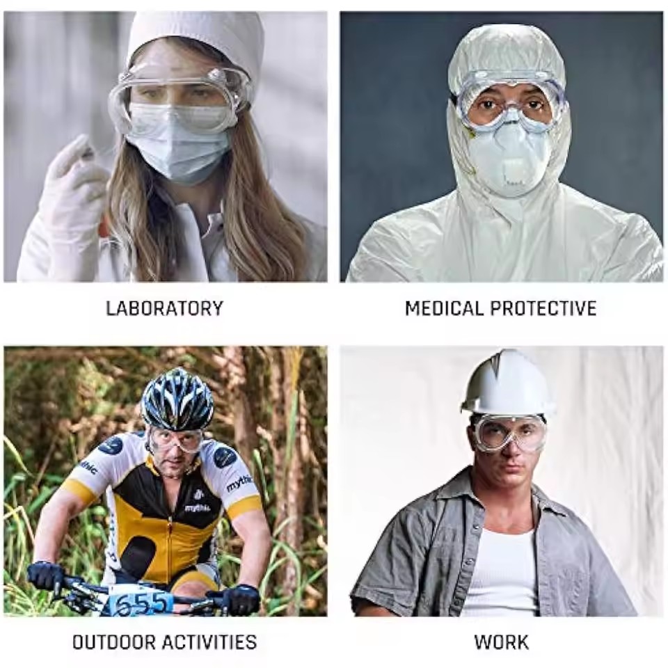 Anti Fog Goggles Waterproof Dust Proof Windproof Protective Glasses for Laboratory Work Water Park Pool Protection Eye Shield