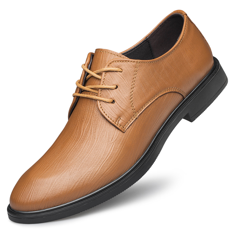 SocNoDn Men's Handmade Shoes 2026 Spring Autumn Casual Leather Shoes Male Business Footwear Walking Shoes Comfortable