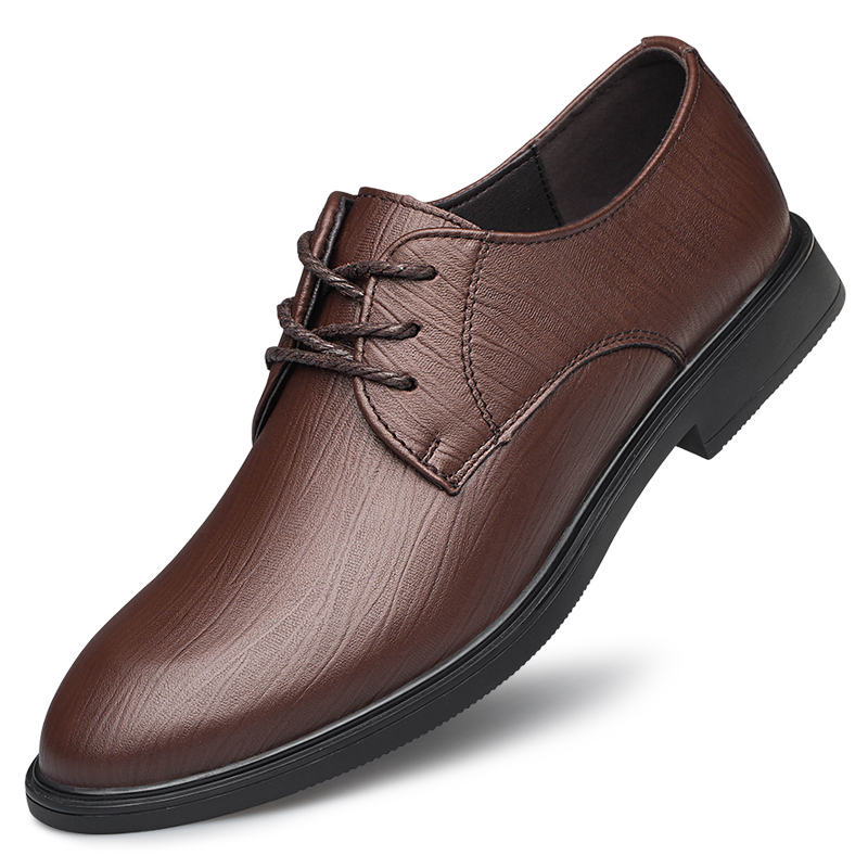 SocNoDn Men's Handmade Shoes 2026 Spring Autumn Casual Leather Shoes Male Business Footwear Walking Shoes Comfortable