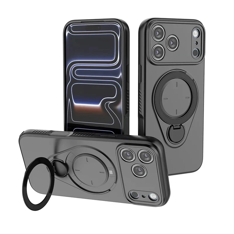 Luxury Magnet 360 Rotating Stand Armor Magnetic Phone Case for IPhone 13 14 15 Pro Max 15Pro 14Pro 13 Promax Protection Cover